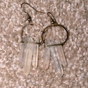 Quarts earrings